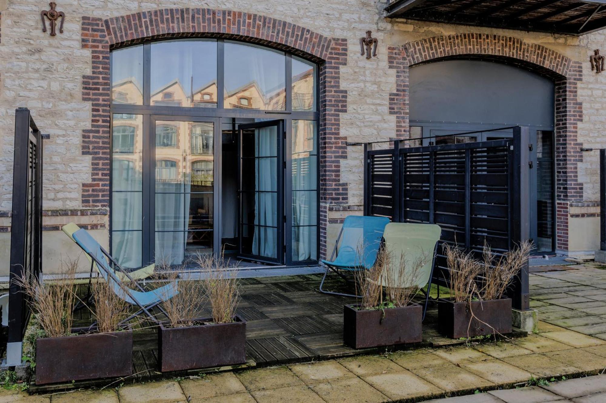 Manhattan Loft - Centre - 5 Mn A Pied Gare - Parking Prive - Patio Troyes Kültér fotó